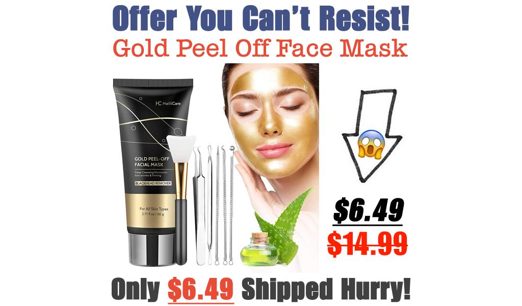 Gold Peel Off Face Mask Only $6.49 Shipped on Amazon (Regularly $14.99)