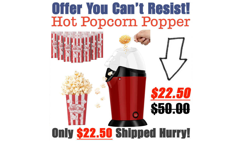 Hot Popcorn Popper Only $22.50 Shipped on Amazon (Regularly $50.00)