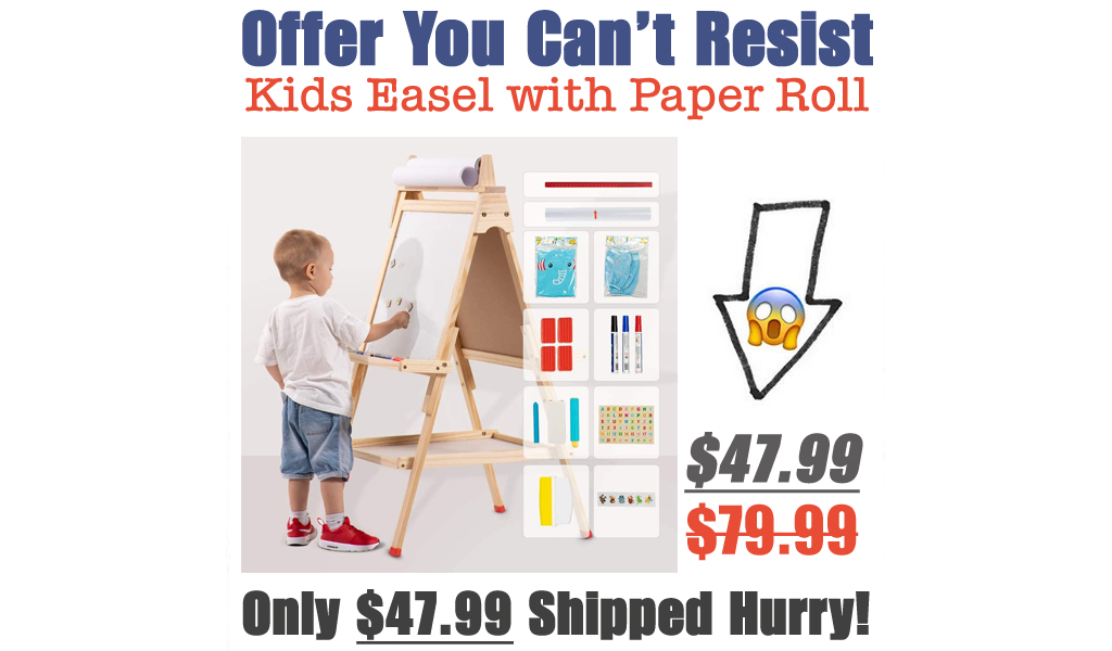 Kids Easel with Paper Roll Only $47.99 Shipped on Amazon (Regularly $79.99)