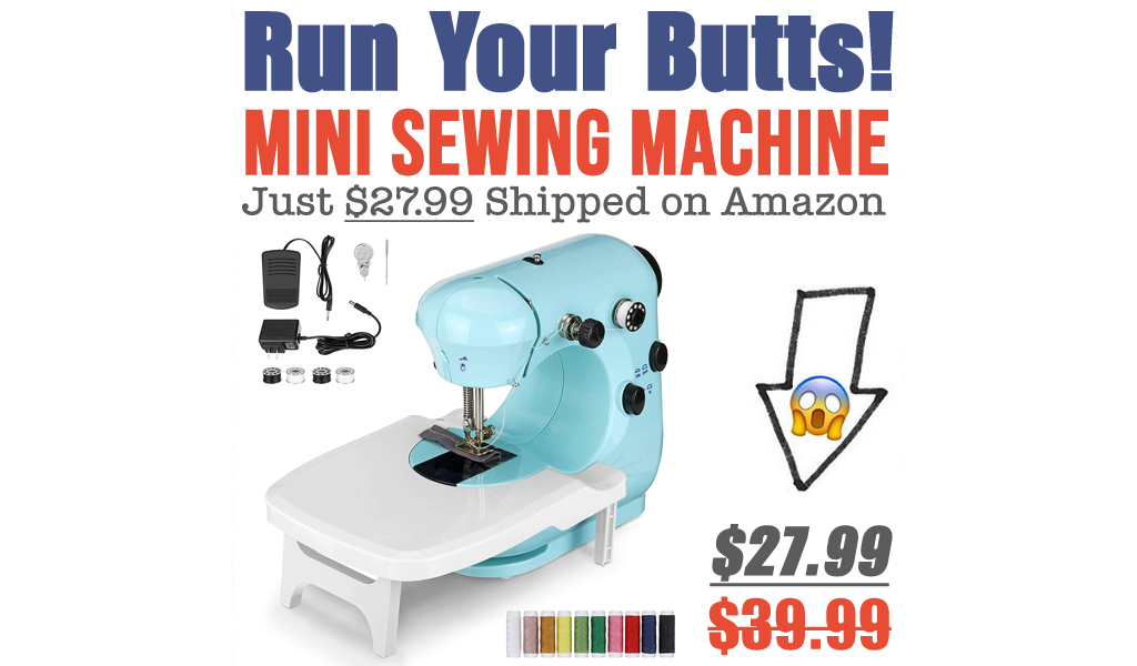 Mini Sewing Machine Just $27.99 Shipped on Amazon (Regularly $39.99)
