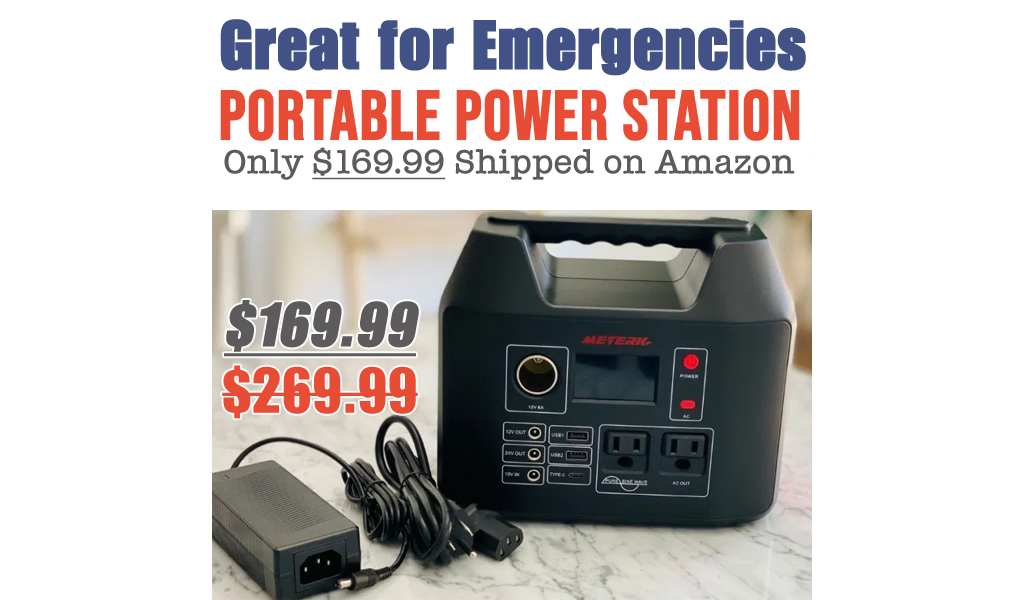 Portable Power Station Only $169.99 Shipped on Amazon (Regularly $269.99)