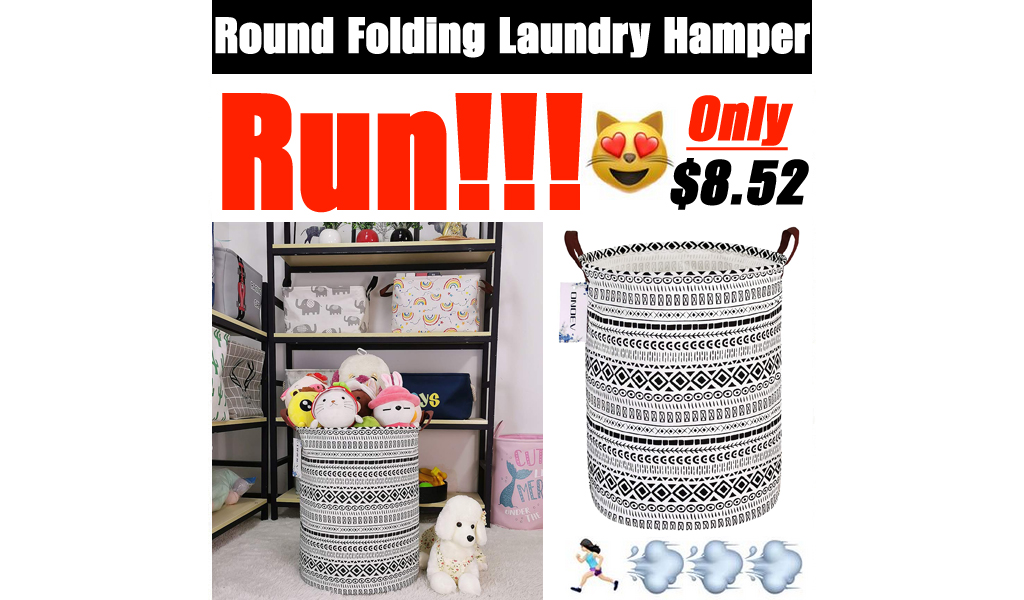 Round Folding Laundry Hamper Only $8.52 Shipped on Amazon