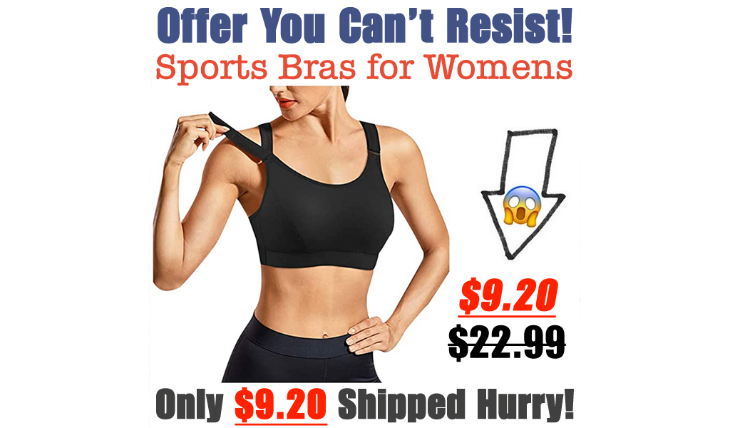 Sports Bras for Womens Only $9.20 Shipped on Amazon (Regularly $22.99)