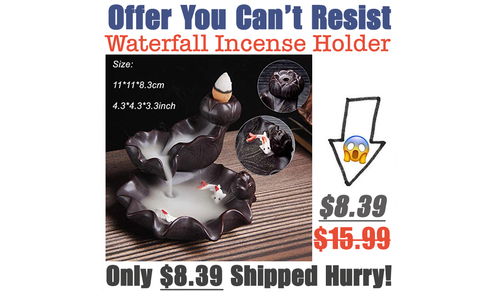 Waterfall Incense Holder Just $8.39 Shipped on Amazon (Regularly $15.99)