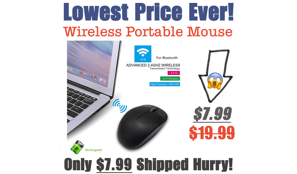 Wireless Portable Mouse Only $7.99 Shipped on Amazon (Regularly $19.99)