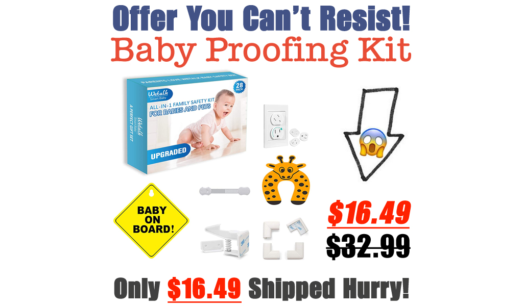 Baby Proofing Kit Only $16.49 Shipped on Amazon (Regularly $32.99)