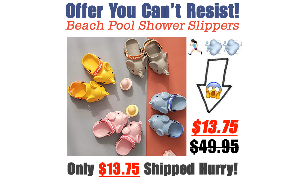 Beach Pool Shower Slippers Only $13.75 Shipped on Amazon (Regularly $49.95)