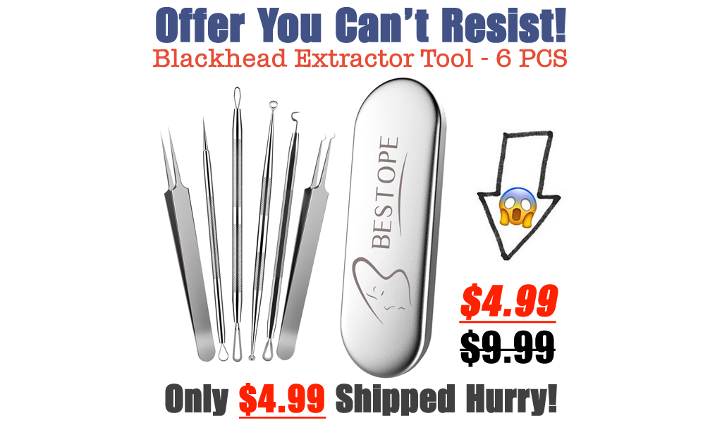 Blackhead Extractor Tool - 6 PCS Only $4.99 Shipped on Amazon (Regularly $9.99)