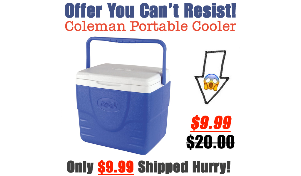 Coleman Portable Cooler Only $9.99 on Amazon (Regularly $20)