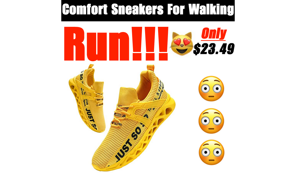 Comfort Sneakers For Walking Only $23.49 Shipped on Amazon (Regularly $46.99)