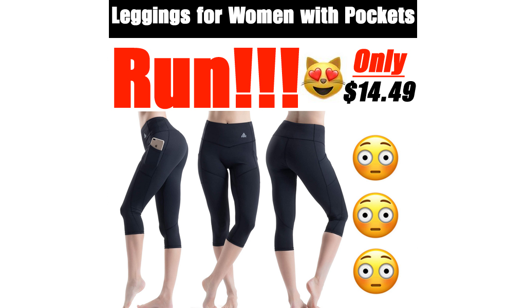 Leggings for Women with Pockets Only $14.49 Shipped on Amazon (Regularly $28.99)