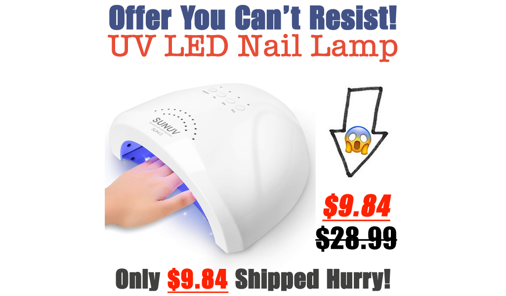 UV LED Nail Lamp Only $9.84 Shipped on Amazon (Regularly $28.99)