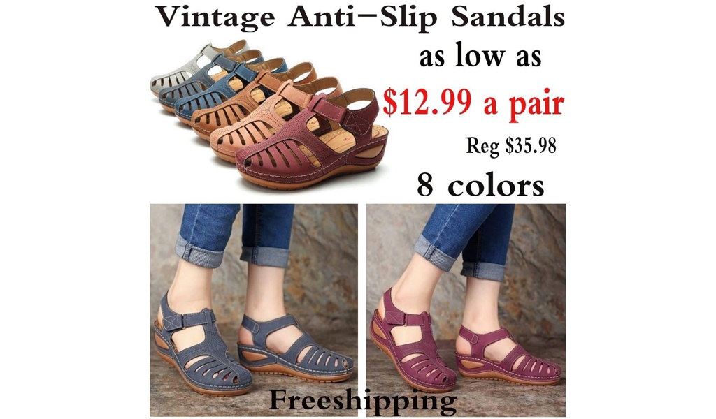 Vintage Anti-Slip Sandals