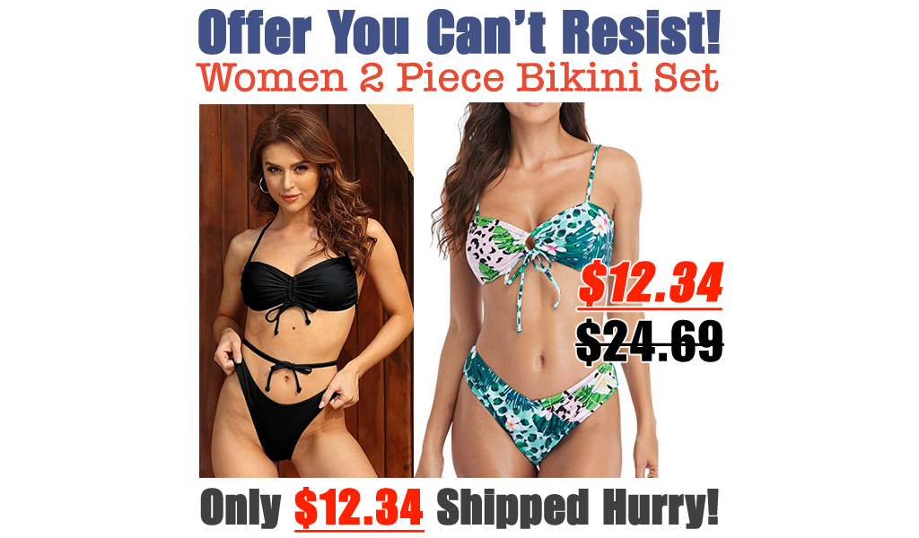 Women 2 Piece Bikini Set Only $12.34 Shipped on Amazon (Regularly $24.69)