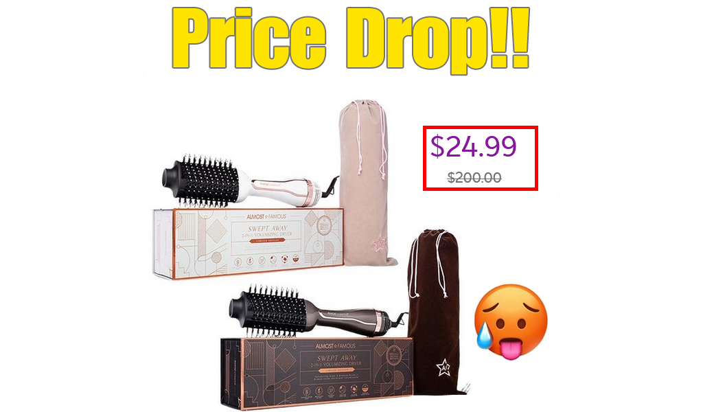 2-in-1 Volumizing Dryer Blowout Brush Only $24.99 on Zulily (Regularly $200)