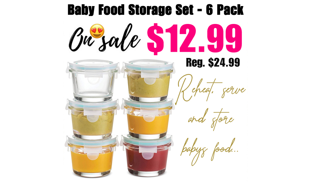 Baby Food Storage Set - 6 Pack Only $12.99 on Zulily (Regularly $24.99)