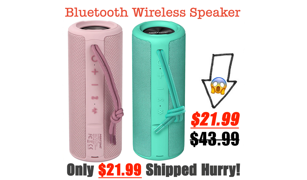 Bluetooth Wireless Speaker Only $21.99 Shipped on Amazon (Regularly $43.99)