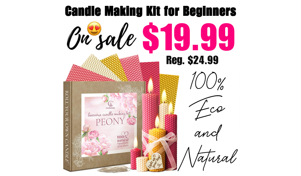 Candle Making Kit for Beginners Only $19.99 Shipped on Amazon (Regularly $24.99)