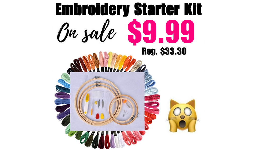 Embroidery Starter Kit Only $9.99 Shipped on Amazon (Regularly $33.30)