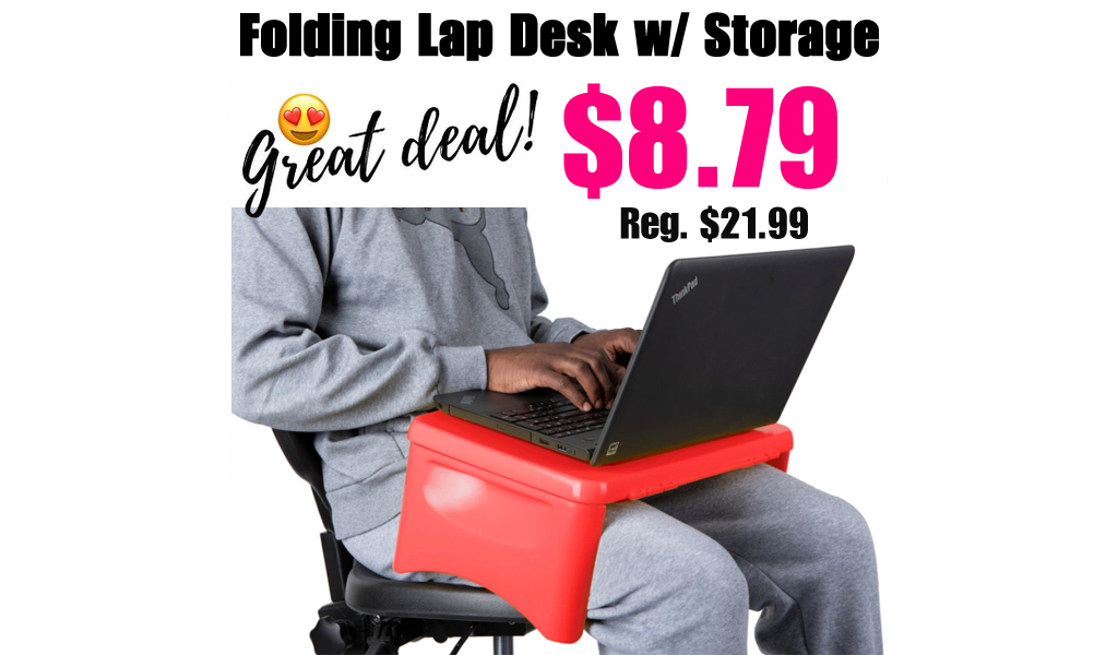 Folding Lap Desk w/ Storage Compartment Only $8.79 on Zulily (Regularly $22)