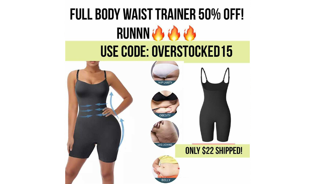 Fully Body Ultimate Shaper Only $22 (Regularly $45)