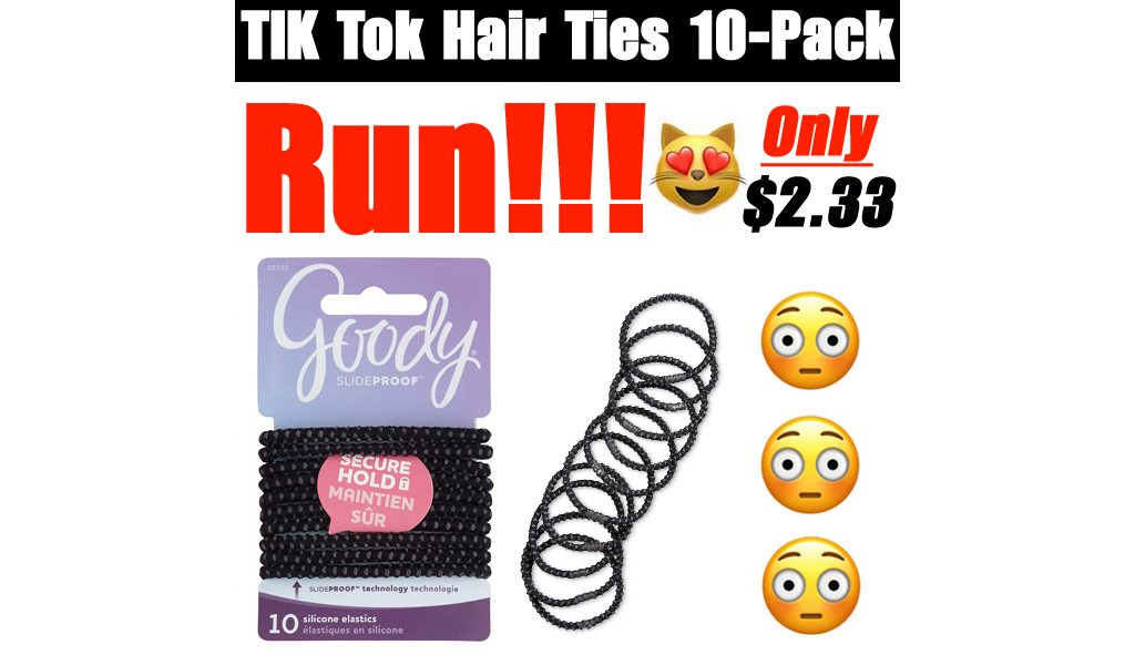 Goody SlideProof Hair Ties 10-Pack Only $2.33 Shipped on Amazon