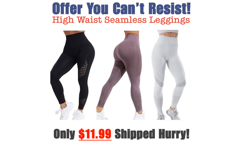 High Waist Seamless Gym Leggings Only $11.99 Shipped on Amazon (Regularly $22.95)