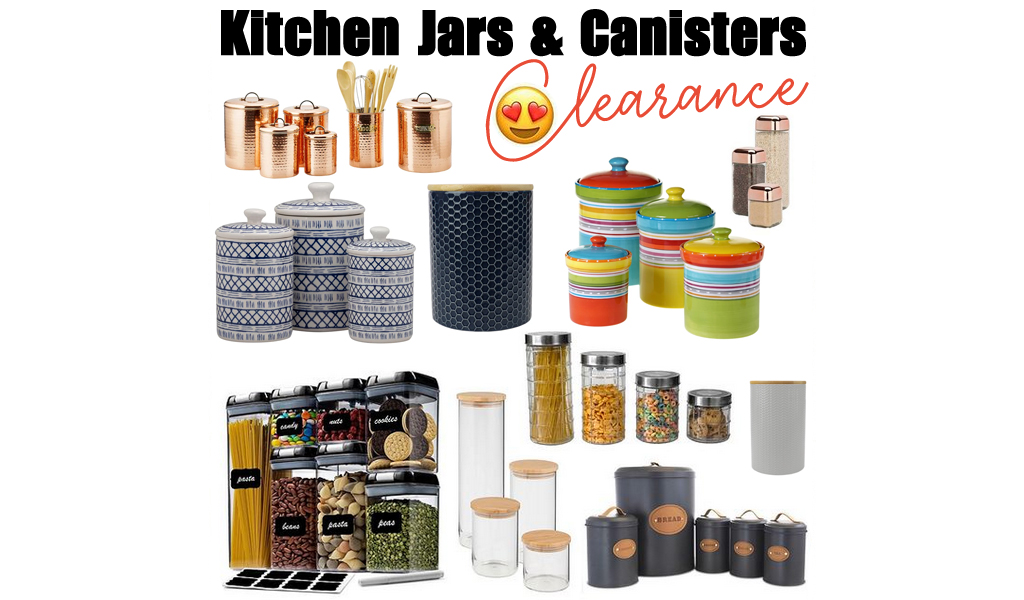 Kitchen Canisters & Jars for Less on Wayfair – Big Sale