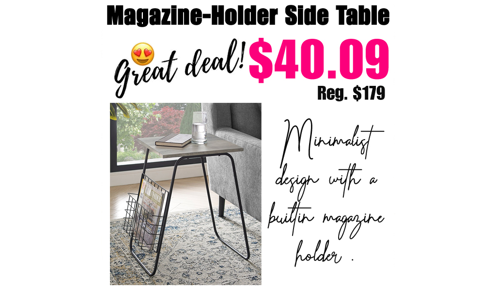 Magazine-Holder Side Table Only $40.09 on Zulily (Regularly $179)