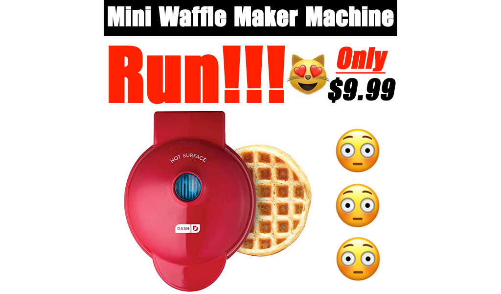 Mini Waffle Maker Machine Only $9.99 Shipped on Amazon