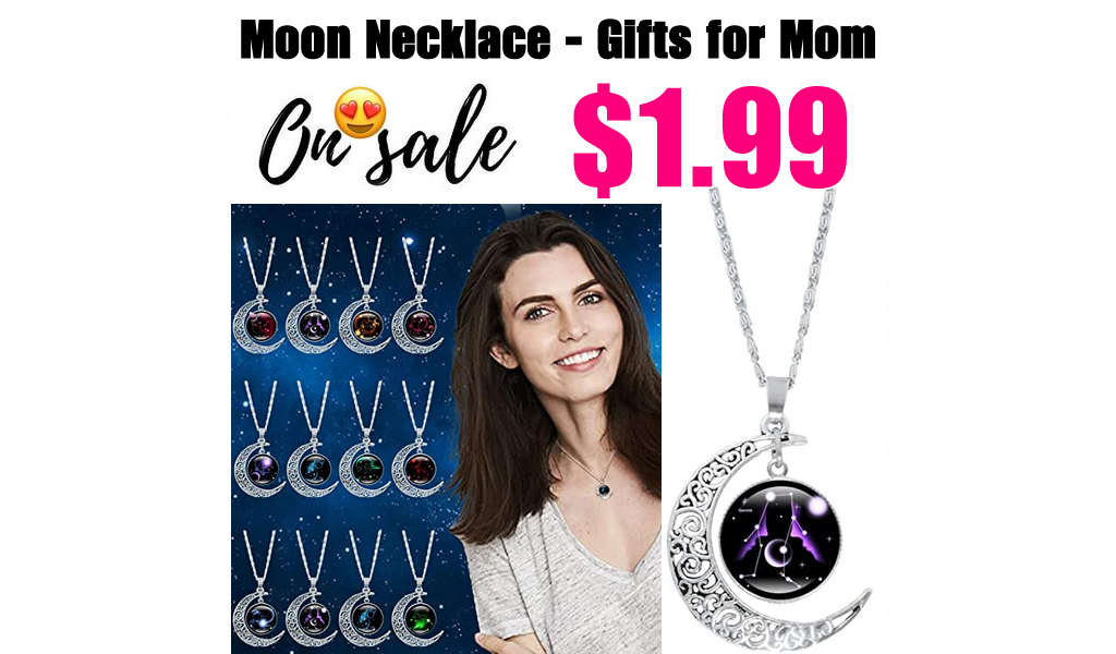 Moon Necklace - Gifts for Mom Only $1.99 Shipped on Amazon (Regularly $19.99)