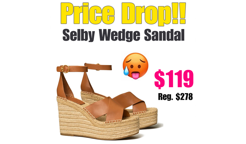 Selby Wedge Sandal from $119 on Tory Burch (Regularly $278)