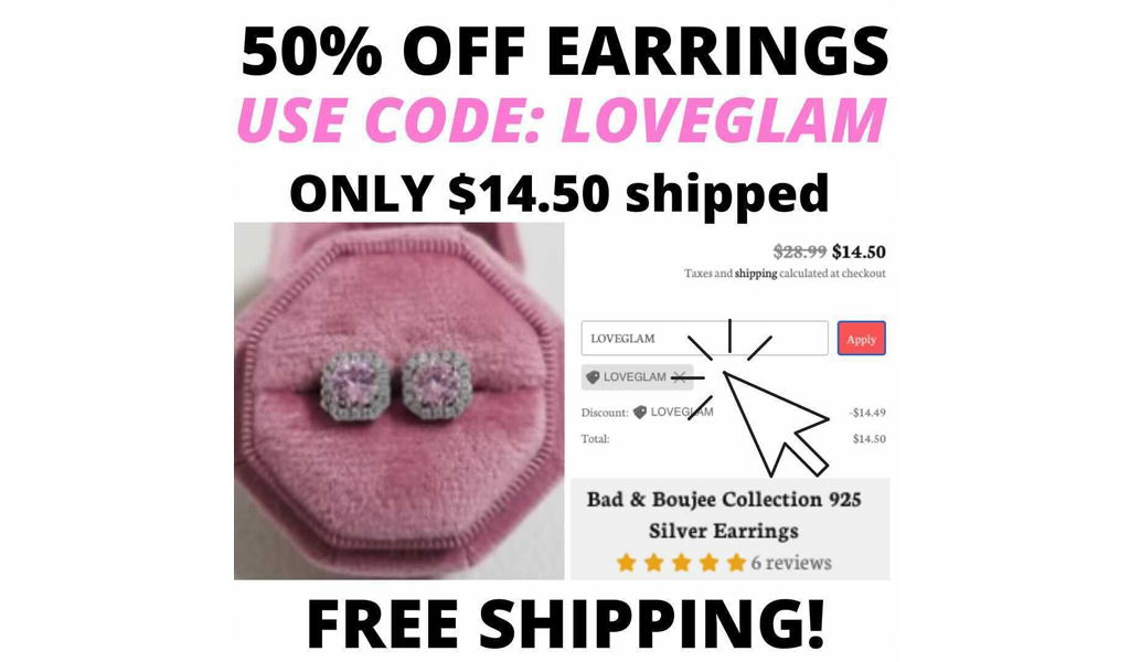 Silver Earrings Only $14.50 (Regularly $28.99)