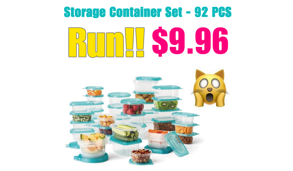 Storage Container Set - 92 PCS Only $9.96 Shipped on Walmart.com
