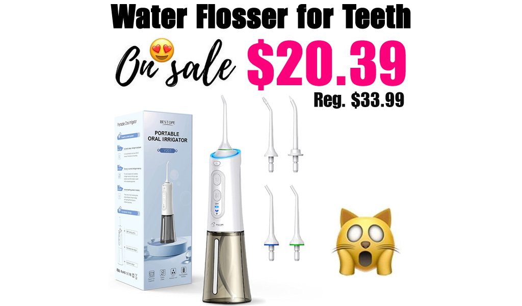 Water Flosser for Teeth Only $20.39 Shipped on Amazon (Regularly $33.99)