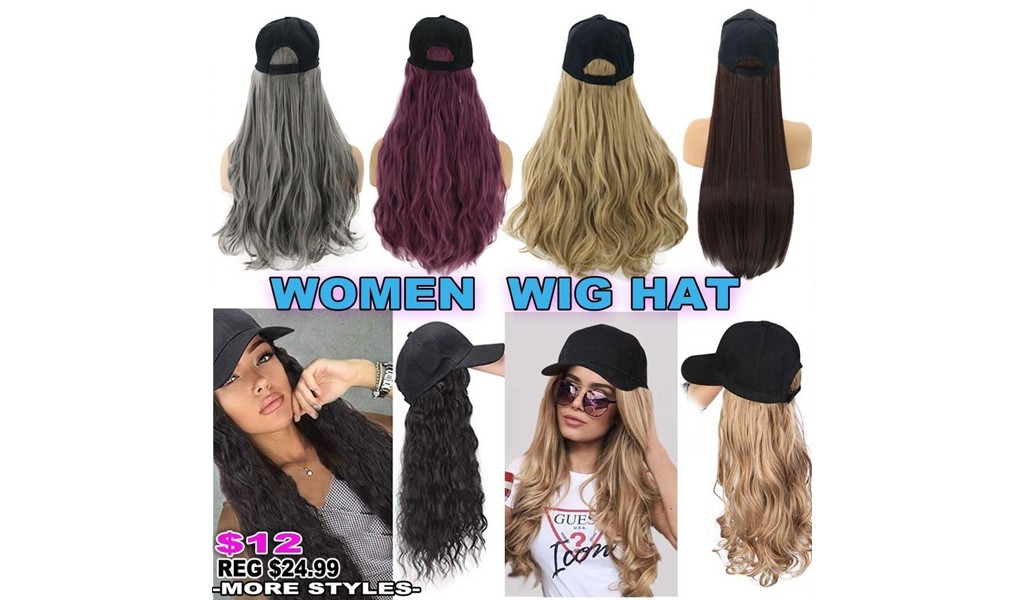 Women Long Fashion Adjustable Wig Hat +Free Shipping!