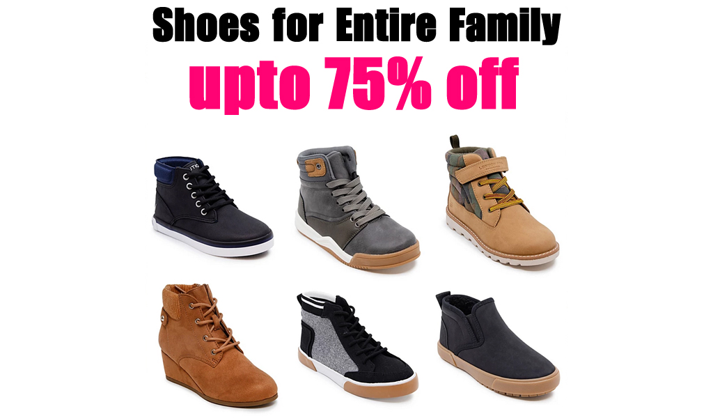 up to 75% off - Shoes For Entire Family on Macys