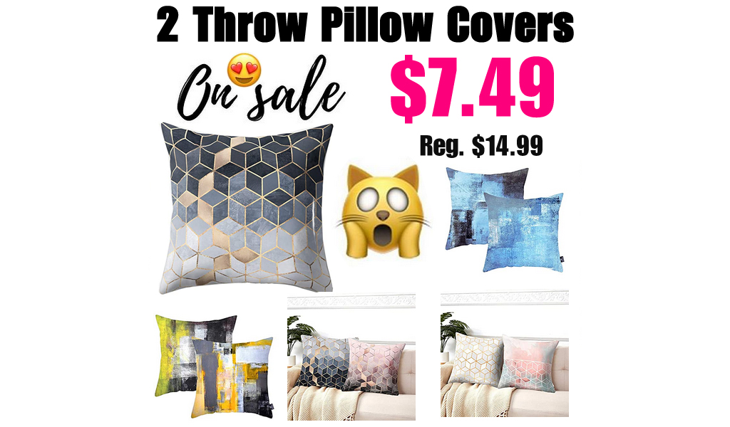 2 Throw Pillow Covers Only $7.49 Shipped on Amazon (Regularly $14.99)