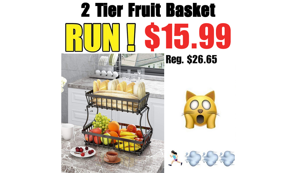 2 Tier Fruit Basket Only $15.99 Shipped on Amazon (Regularly $26.65)
