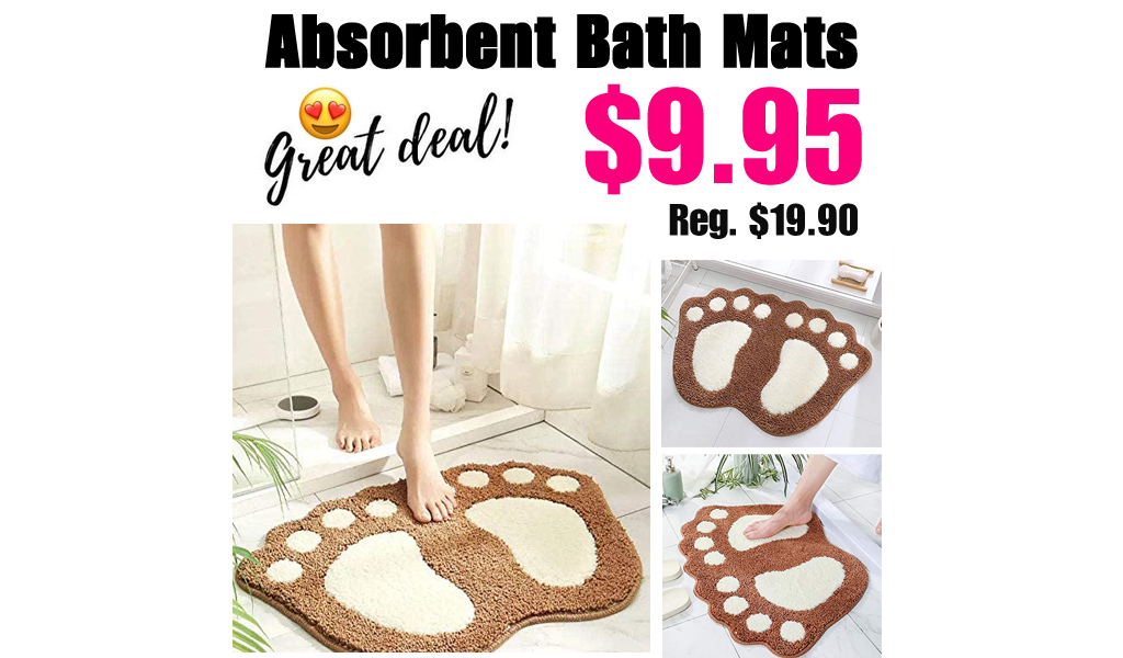 Absorbent Bath Mats Only $9.95 Shipped on Amazon (Regularly $19.90)