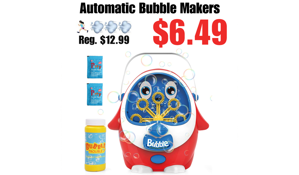 Automatic Bubble Makers Only $6.49 Shipped on Amazon (Regularly $12.99)
