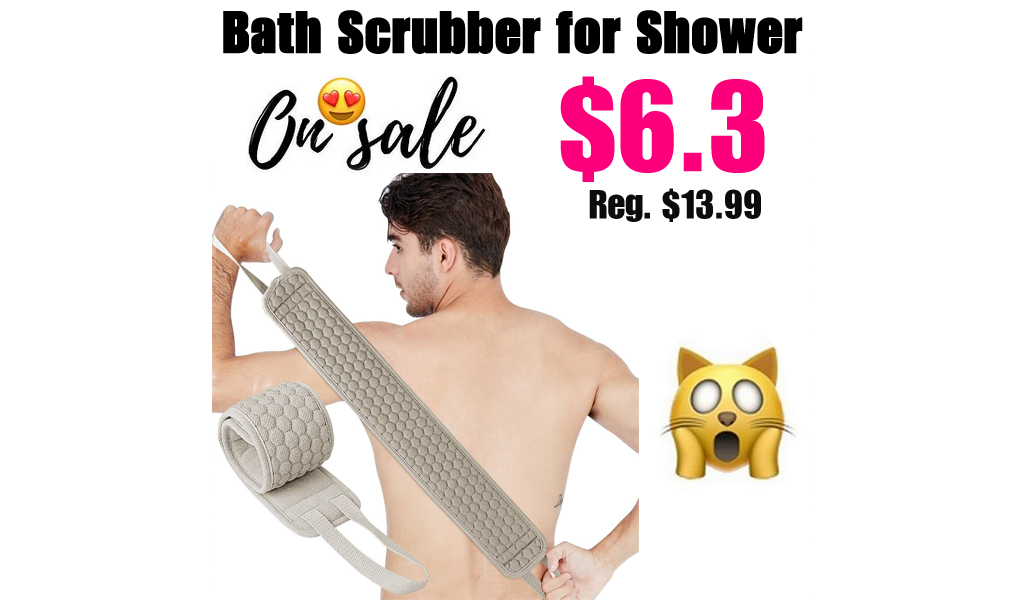 Bath Scrubber for Shower Only $6.3 Shipped on Amazon (Regularly $13.99)