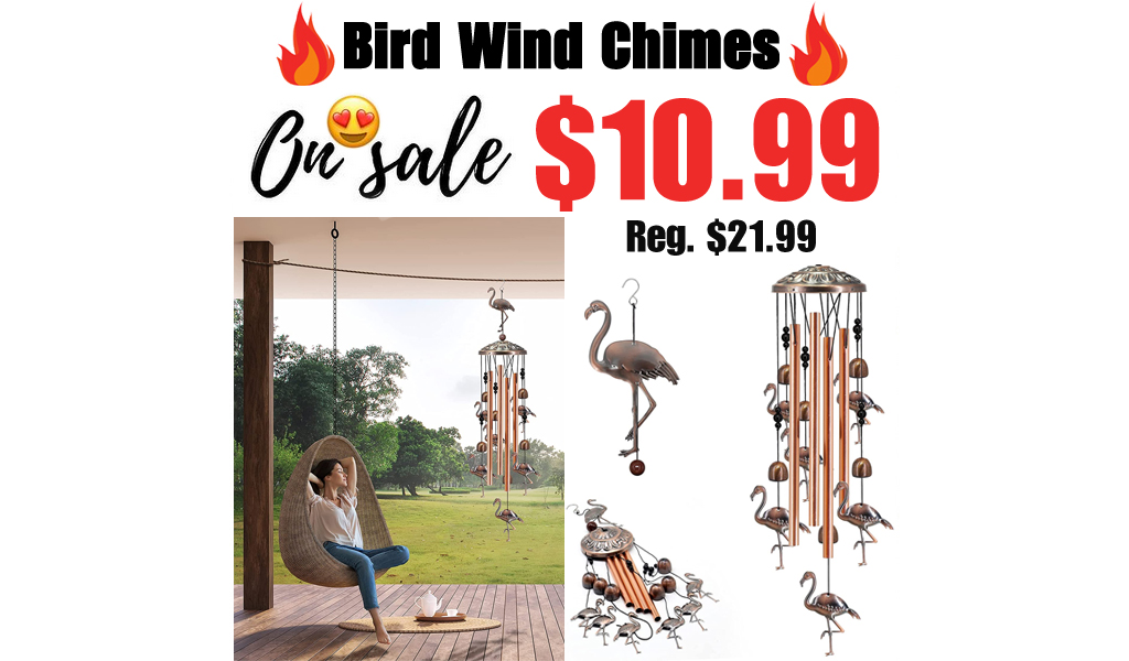 Bird Wind Chimes Only $10.99 Shipped on Amazon (Regularly $21.99)