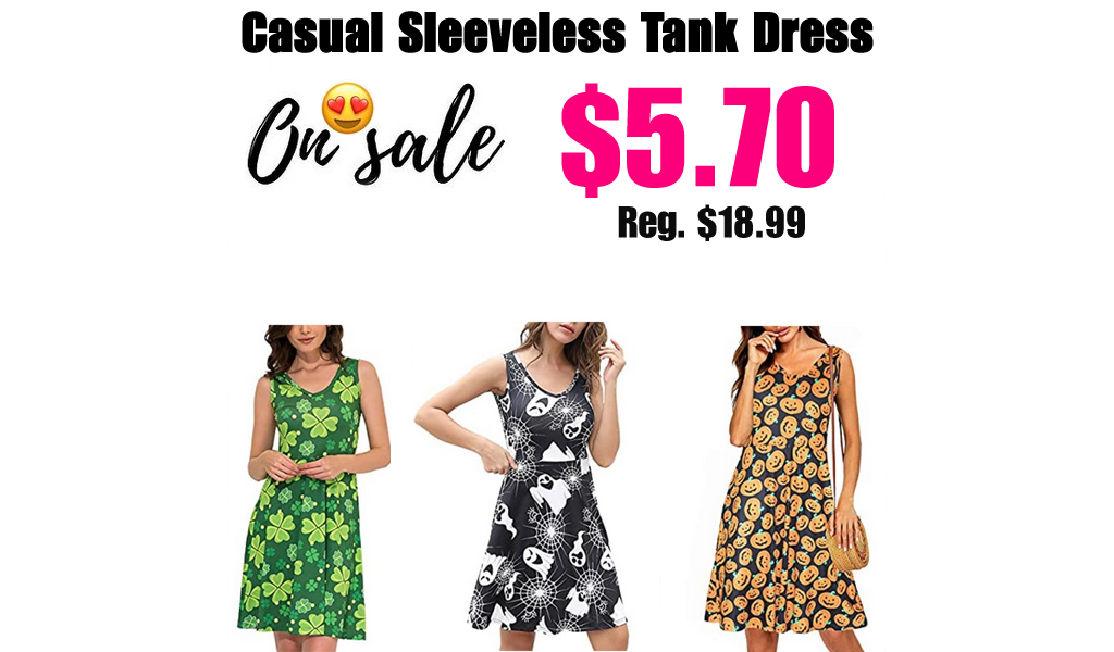 Casual Sleeveless Tank Dress Only $5.70 Shipped on Amazon (Regularly $18.99)
