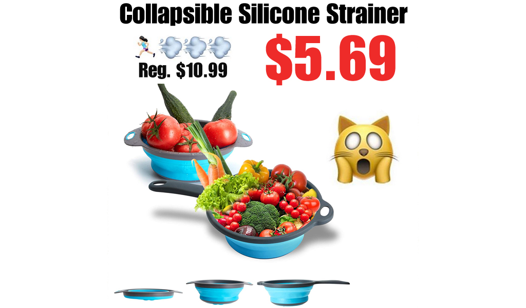 Collapsible Silicone Strainer Only $6.59 Shipped on Amazon (Regularly $10.99)
