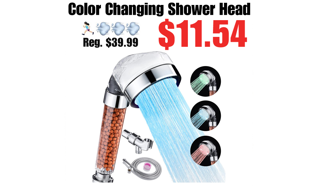 Color Changing Shower Head Only $11.54 Shipped on Amazon (Regularly $39.99)