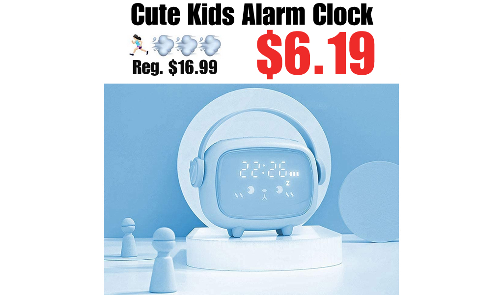 Cute Kids Alarm Clock Only $6.19 Shipped on Amazon (Regularly $16.99)
