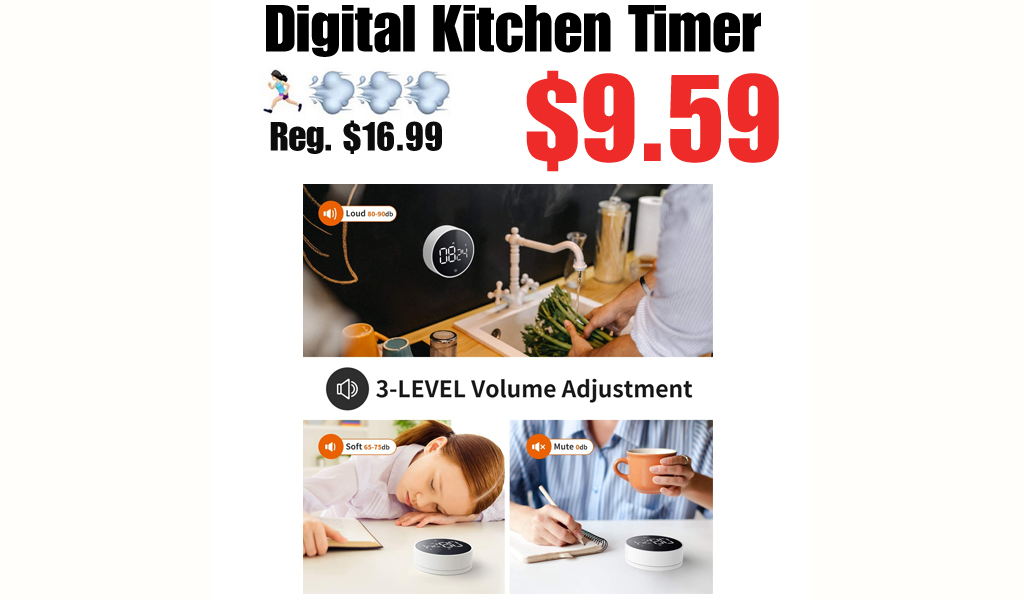 Digital Kitchen Timer Only $9.59 Shipped on Amazon (Regularly $16.99)
