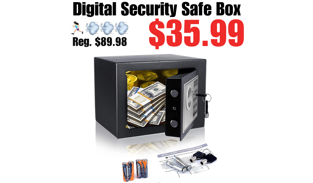 Digital Security Safe Box Only $35.99 Shipped on Amazon (Regularly $89.98)