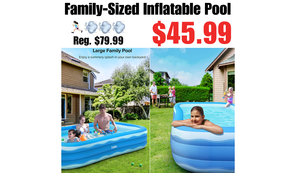 Family-Sized Inflatable Pool Only $45.99 Shipped on Amazon (Regularly $79.99)